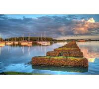 1000 Pieces Wooden Jigsaw Puzzles For Adults |England Hayling Island Nature River Yacht Marinas Sailingdiy Home Entertainment Toys For Adults