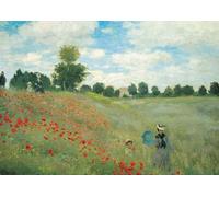 1000 Pieces Wooden Jigsaw Puzzles For Adults Poppies At Argenteuil By Claude Monet Jigsaw Puzzles For Adults Educational Game Challenge Toy Puzzles For Adults
