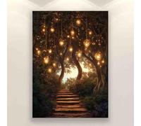 1000 Pieces Wooden Puzzle for Adults Magic Forest Plant Dark Academy Family Fun and Casual Beginner Puzzles Educational