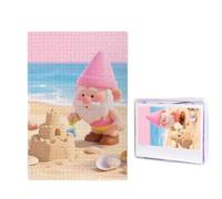 1000 Pieces Wooden Puzzles for Adults Jigsaw Puzzle Difficult Personalized Picture Puzzles Cute Gnomes Funny Wood Puzzle Modern Home Decor Wall Art Unique Gift (29.5" x 19.7")