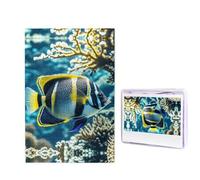 1000 Pieces Wooden Puzzles for Adults Jigsaw Puzzle Difficult Personalized Picture Puzzles Underwater World Tropical Fish Funny Wood Puzzle Modern Home Decor Wall Art Unique Gift (29.5" x 19.7")