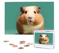 1000 Pieces Wooden Puzzles for Adults Personalized Cute and Weird Hamster Jigsaw Puzzle Interesting Custom Photo Puzzles Gift for Holiday Birthday Wedding Anniversay