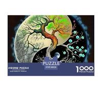 1000 Pieces Yin-yang Jigsaw Puzzle Challenge High Difficulty for Adults Home Decorations Educational Games Age 12+ for Adults 38x26cm/1000pcs