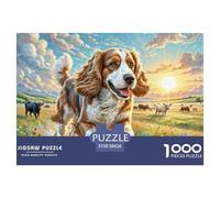 1000 PiecesAmerican Cocker Spaniel Decoration Puzzle The Challenge Is Difficult Puzzles for Adults with Home Décor Puzzle Educational Gam Adults 12 Years of Age And OlderAmerican Cocker Spaniel