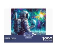 1000 PiecesAstronaut Jigsaw Puzzlescosmonaut for Adults38x26cm/1000pcs for Challenging Family Activity Game Perfect for Relaxation Puzzle Oriented Challenging Games - Gifts