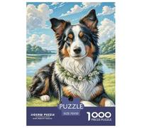 1000 PiecesAustralian Shepherd Jigsaws Pieces The Challenge Is Difficult Puzzles for Adults with Home Decor Gifts Puzzle Educational Gam Adults 12 Years of Age And OlderAustralian Shepherd