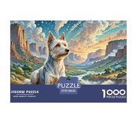 1000 PiecesAustralian Silky Terrier The Puzzle The Challenge Is Difficult Puzzles for Adults with Home Decor Gifts Brainteasing Adults 12 Years of Age And OlderAustralian Silky Terrier