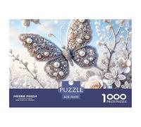 1000 PiecesButterfly Jigsaws Pieces Beautiful And Mysterious Insects The Challenge Is Difficult Puzzles for Adults with Home Decor Gifts Brainteasing Adults 12 Years of Age And OlderButterfly