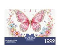 1000 PiecesButterfly The PuzzleBeautiful And Mysterious Insects The Challenge Is Difficult Puzzles for Adults with Home Décor Puzzle Educational Gam Adults 12 Years of Age And OlderButterfly