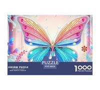 1000 PiecesButterfly The PuzzleBeautiful And Mysterious Insects The Challenge Is Difficult Puzzles for Adults with Home Décor Puzzle Educational Gam Adults 12 Years of Age And OlderButterfly
