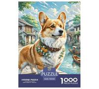 1000 PiecesCorgi Decoration Puzzle The Challenge Is Difficult Puzzles for Adults with Home Decor Gifts Tough Game Adults 12 Years of Age And OlderCorgi