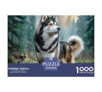 1000 PiecesCute Pet Dog Decoration Puzzle The Challenge Is Difficult Puzzles for Adults with Home Decor Gifts Puzzle Educational Gam Adults 12 Years of Age And OlderCute Pet Dog