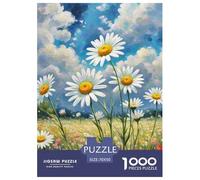 1000 PiecesDaisy Decoration Puzzle The Challenge Is Difficult Puzzles for Adults with Home Decor Gifts Puzzle Educational Gam Adults 12 Years of Age And OlderDaisy