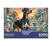 1000 PiecesDoberman Pinscher PieceJigsaw The Challenge Is Difficult Puzzles for Adults with Home Decor Gifts Brainteasing Adults 12 Years of Age And OlderDoberman Pinscher