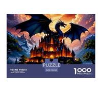 1000 PiecesDragon (2) PieceJigsawMighty And Domineering Species The Challenge Is Difficult Puzzles for Adults with Home Decor Gifts Tough Game Adults 12 Years of Age And OlderDragon (2)