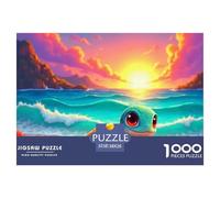 1000 PieceSea Turtle PieceJigsawThe Spirit of The Sea Has A Long Lifespan The Challenge Is Difficult Puzzles for Adults with Home Decor Gifts Tough Game Adults 12 Years of Age And OlderSea Turtle