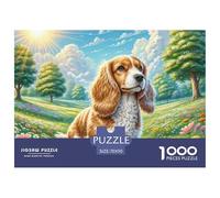 1000 PiecesEnglish Springer Spaniel PieceJigsaw The Challenge Is Difficult Puzzles for Adults with Home Decor Gifts Puzzle Educational Gam Adults 12 Years of Age And OlderEnglish Springer Spaniel