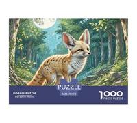 1000 PiecesFennec Fox The Puzzle The Challenge Is Difficult Puzzles for Adults with Home Décor Tough Game Adults 12 Years of Age And OlderFennec Fox