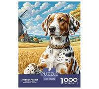 1000 PiecesGerman Shorthaired Pointer PieceJigsaw The Challenge Is Difficult Puzzles for Adults with Home Décor Tough Game Adults 12 Years of Age And OlderGerman Shorthaired Pointer