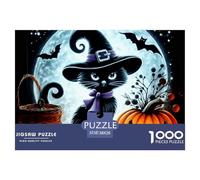 1000 PiecesHalloween The PuzzleHalloween-themed Style The Challenge Is Difficult Puzzles for Adults with Home Décor Tough Game Adults 12 Years of Age And OlderHalloween