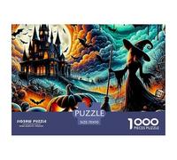 1000 PiecesHalloween The PuzzleHalloween-themed Style The Challenge Is Difficult Puzzles for Adults with Home Décor Puzzle Educational Gam Adults 12 Years of Age And OlderHalloween