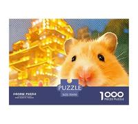 1000 PiecesHamster (21) The PuzzleCute And Small Pet The Challenge Is Difficult Puzzles for Adults with Home Décor Brainteasing Adults 12 Years of Age And OlderHamster (21)