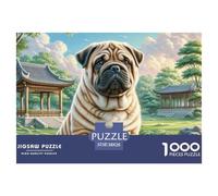 1000 PieceShar Pei PieceJigsaw The Challenge Is Difficult Puzzles for Adults with Home Decor Gifts Brainteasing Adults 12 Years of Age And OlderShar Pei