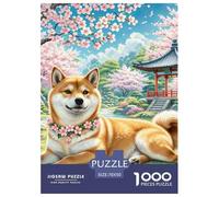 1000 PieceShiba Inu The Puzzle The Challenge Is Difficult Puzzles for Adults with Home Decor Gifts Tough Game Adults 12 Years of Age And OlderShiba Inu