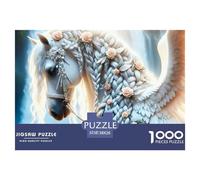 1000 PiecesHorse Jigsaws Pieces A Majestic Handsome And Noble Animal The Challenge Is Difficult Puzzles for Adults with Home Decor Gifts Puzzle Educational Gam Adults 12 Years of Age And OlderHorse