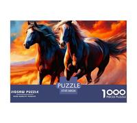 1000 PiecesHorse PieceJigsawA Majestic Handsome And Noble Animal The Challenge Is Difficult Puzzles for Adults with Home Decor Gifts Brainteasing Adults 12 Years of Age And OlderHorse