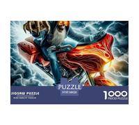 1000 PieceSkeleton Knight Decoration PuzzleA Mighty And Domineering But Charming Rogue Fantasy Character The Challenge Is Difficult Puzzles for Adults with Home Décor Tough Game Adults 12 Years of Age