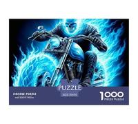 1000 PieceSkeleton Knight Jigsaws Pieces A Mighty And Domineering But Charming Rogue Fantasy Character The Challenge Is Difficult Puzzles for Adults with Home Décor Brainteasing Adults 12 Years of Age