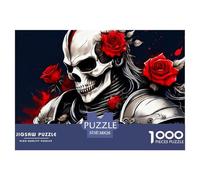 1000 PieceSkeleton Knight Jigsaws Pieces A Mighty And Domineering But Charming Rogue Fantasy Character The Challenge Is Difficult Puzzles for Adults with Home Decor Gifts Tough Game Adults 12 Years of
