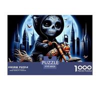 1000 PieceSkeleton Knight The PuzzleA Mighty And Domineering But Charming Rogue Fantasy Character The Challenge Is Difficult Puzzles for Adults with Home Decor Gifts Tough Game Adults 12 Years of Age