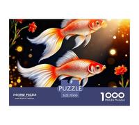 1000 PiecesKoi Fish PieceJigsawAnimals That Can Bring Good Luck The Challenge Is Difficult Puzzles for Adults with Home Décor Puzzle Educational Gam Adults 12 Years of Age And OlderKoi Fish