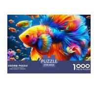 1000 PiecesKoi Fish The PuzzleAnimals That Can Bring Good Luck The Challenge Is Difficult Puzzles for Adults with Home Décor Brainteasing Adults 12 Years of Age And OlderKoi Fish