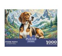 1000 PiecesPetit Basset Griffon Vendéen The Puzzle The Challenge Is Difficult Puzzles for Adults with Home Décor Tough Game Adults 12 Years of Age And OlderPetit Basset Griffon Vendéen