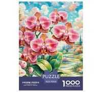 1000 PiecesPhalaenopsis Orchid Decoration Puzzle The Challenge Is Difficult Puzzles for Adults with Home Décor Brainteasing Adults 12 Years of Age And OlderPhalaenopsis Orchid