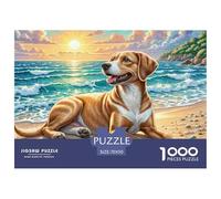 1000 PiecesPortuguese Water Dog The Puzzle The Challenge Is Difficult Puzzles for Adults with Home Decor Gifts Tough Game Adults 12 Years of Age And OlderPortuguese Water Dog