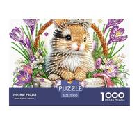 1000 PiecesRabbit The PuzzleCute And Well-behaved Pet The Challenge Is Difficult Puzzles for Adults with Home Décor Tough Game Adults 12 Years of Age And OlderRabbit