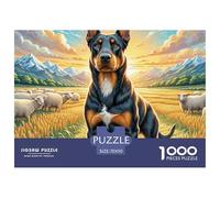 1000 PiecesRussian Black Terrier Decoration Puzzle The Challenge Is Difficult Puzzles for Adults with Home Decor Gifts Brainteasing Adults 12 Years of Age And OlderRussian Black Terrier