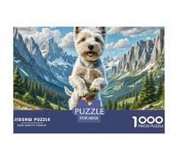 1000 PiecesScottish Terrier The Puzzle The Challenge Is Difficult Puzzles for Adults with Home Décor Brainteasing Adults 12 Years of Age And OlderScottish Terrier