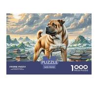1000 PiecesShar Pei The Puzzle The Challenge Is Difficult Puzzles for Adults with Home Decor Gifts Tough Game Adults 12 Years of Age And OlderShar Pei