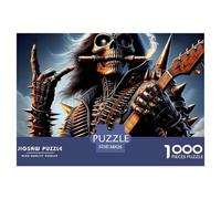 1000 PiecesSkeleton Knight Decoration PuzzleA Mighty And Domineering But Charming Rogue Fantasy Character The Challenge Is Difficult Puzzles for Adults with Home Décor Puzzle Educational Gam Adults 12