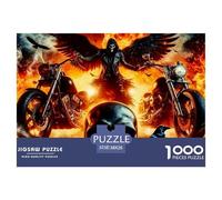 1000 PiecesSkeleton Knight Decoration PuzzleA Mighty And Domineering But Charming Rogue Fantasy Character The Challenge Is Difficult Puzzles for Adults with Home Decor Gifts Tough Game Adults 12 Years