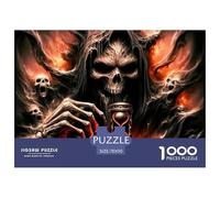 1000 PiecesSkeleton Knight Decoration PuzzleA Mighty And Domineering But Charming Rogue Fantasy Character The Challenge Is Difficult Puzzles for Adults with Home Decor Gifts Puzzle Educational Gam Adu