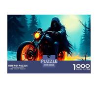 1000 PiecesSkeleton Knight Decoration PuzzleA Mighty And Domineering But Charming Rogue Fantasy Character The Challenge Is Difficult Puzzles for Adults with Home Décor Brainteasing Adults 12 Years of