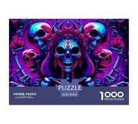 1000 PiecesSkeleton Knight PieceJigsawA Domineering Suave And Rebellious Skeleton The Challenge Is Difficult Puzzles for Adults with Home Decor Gifts Puzzle Educational Gam Adults 12 Years of Age An