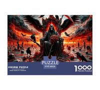 1000 PiecesSkeleton Knight PieceJigsawA Mighty And Domineering But Charming Rogue Fantasy Character The Challenge Is Difficult Puzzles for Adults with Home Decor Gifts Tough Game Adults 12 Years of Ag