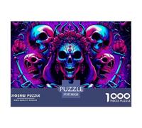 1000 PiecesSkeleton Knight PieceJigsawA Mighty And Domineering But Charming Rogue Fantasy Character The Challenge Is Difficult Puzzles for Adults with Home Décor Puzzle Educational Gam Adults 12 Years